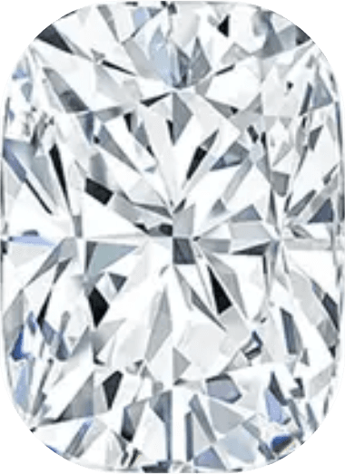 Cushion melee diamond