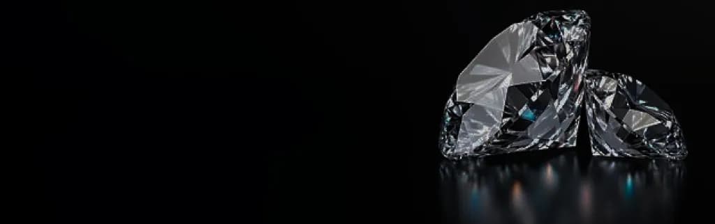 A hand-selected diamond catching the light