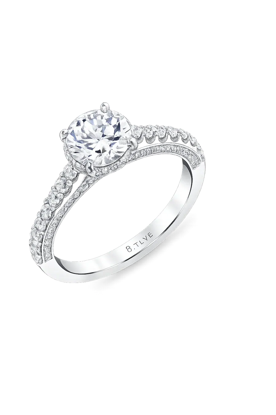 Technical rendering of a ring design, still in progress